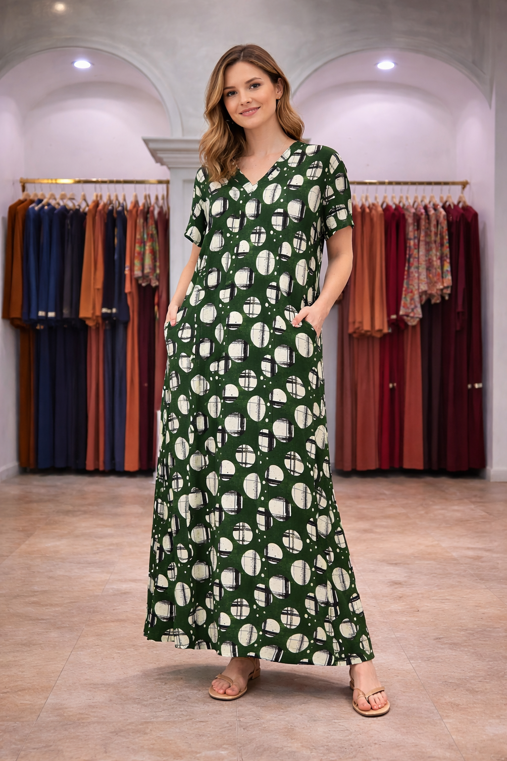 دشداشة طويل فري سايز - alternate view